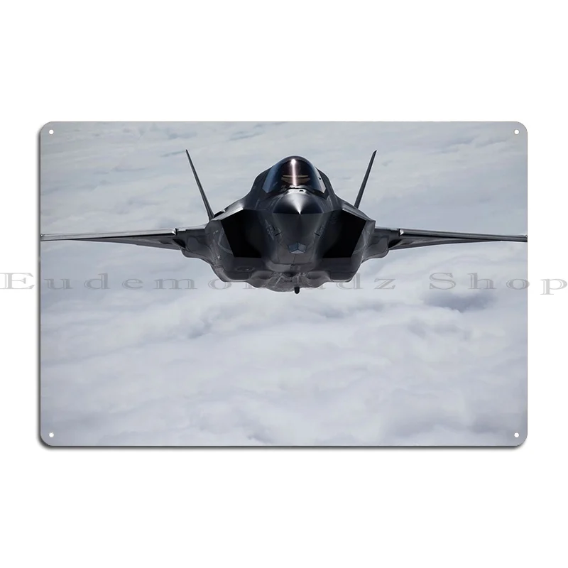 F35 Lightning Ii Metal Sign Cinema Classic Home Iron Plaques Tin Sign Poster