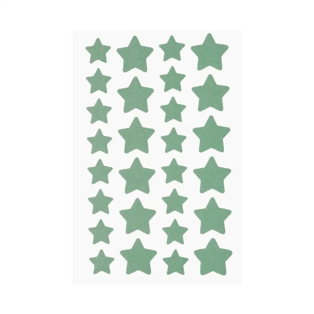 Parche de estrella para acné/espinillas, Parche de cubierta absorbente de acné en forma de estrella amarilla, hidrocoloide Invisible para puntos de acné facial