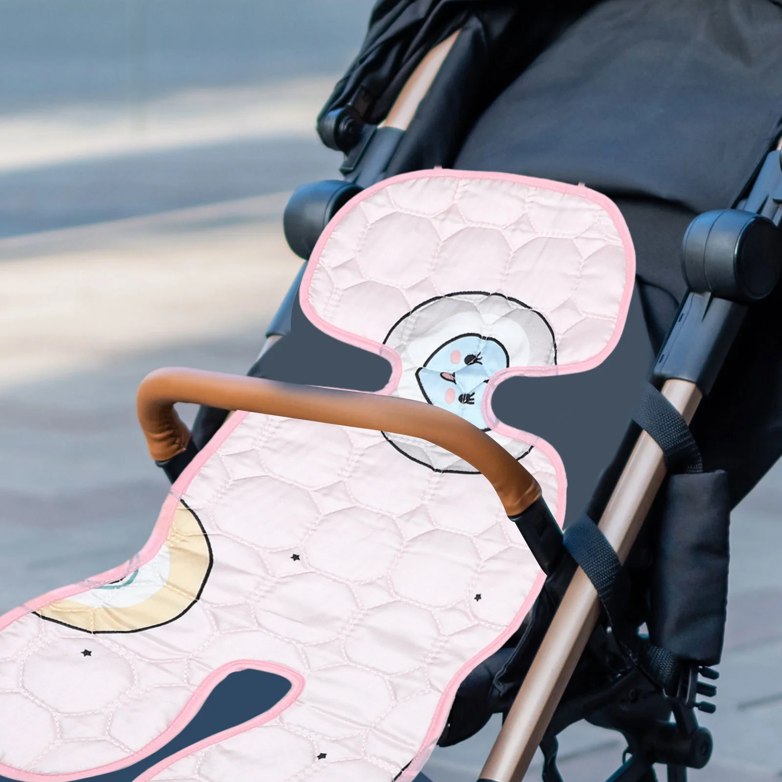 

Baby Stroller Mat Cool Mesh Pad Seat Cooling Car Emulsion Summer Sleeping Cushion Newborn for Latex