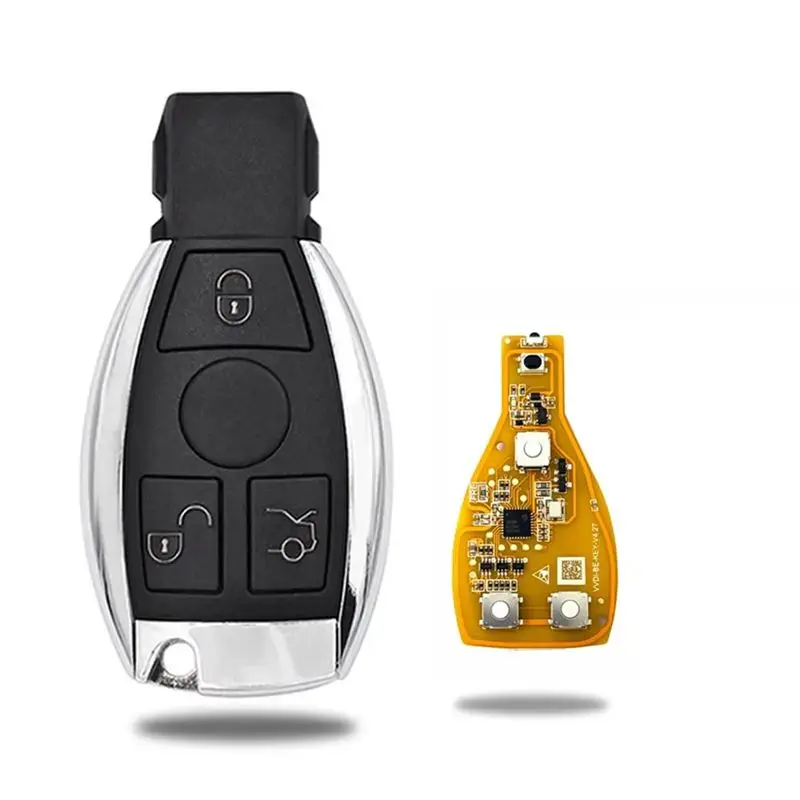 

VVDI BE Key Pro For Mercedes Benz V4.2 PCB Remote Key Chip 3 Button Car Key 315/433Mhz Improved Version