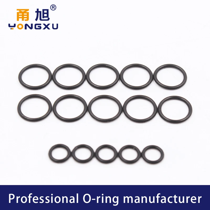 Thickness 1/1.9/5.7mm CS O-ring wholesale link NBR nitrile rubber gasket seal o ring Waterproof rubber elastic free shipping