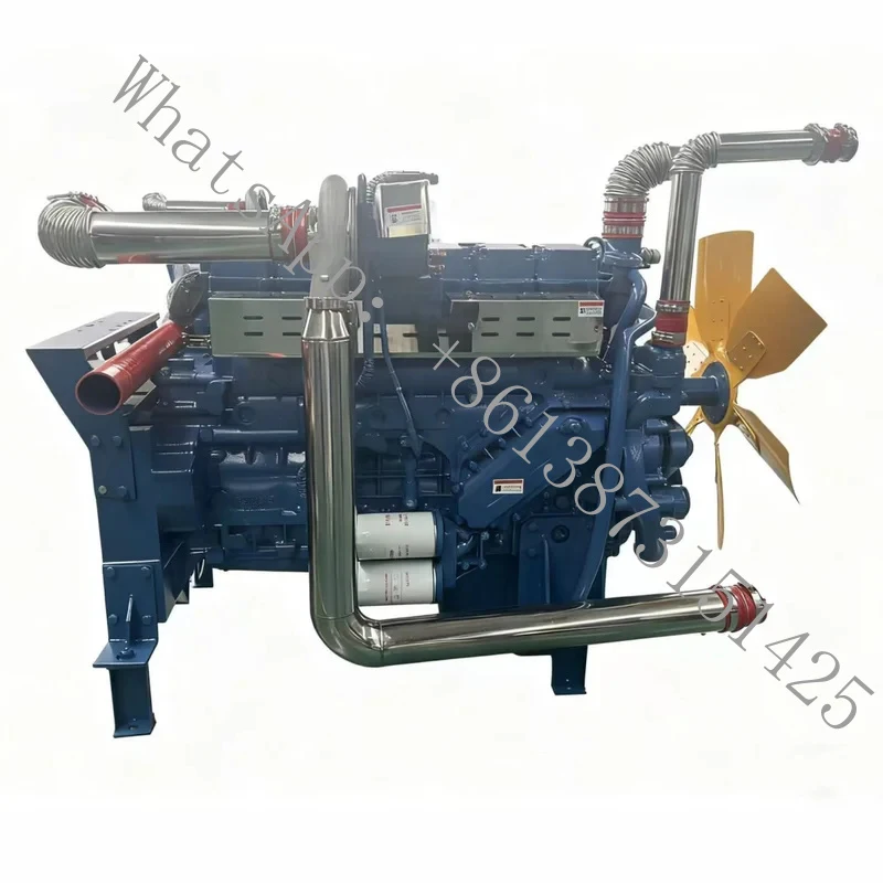 Suitable New SY WP12 425kW Engine-Cooled 4-Stroke Marine Motor Start Euro 2 Emission 1 Year Warranty Industri