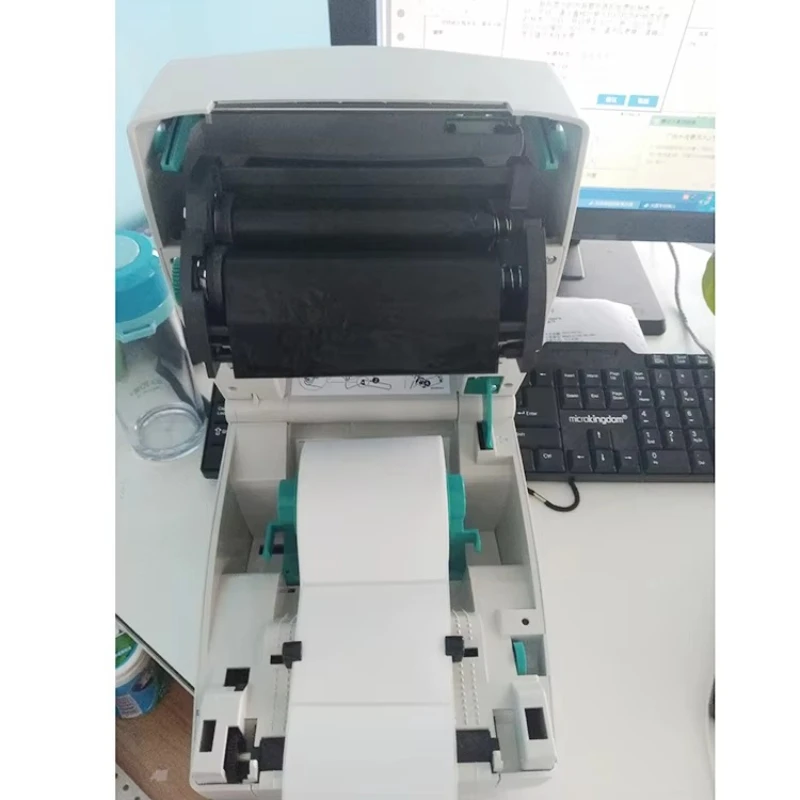 Desktop thermal transfer printer barcode label printer