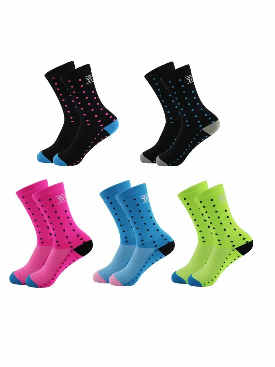 

New Summer Breathable Cycling Socks Men Bike Wearproof Road Calcetines Ciclismo