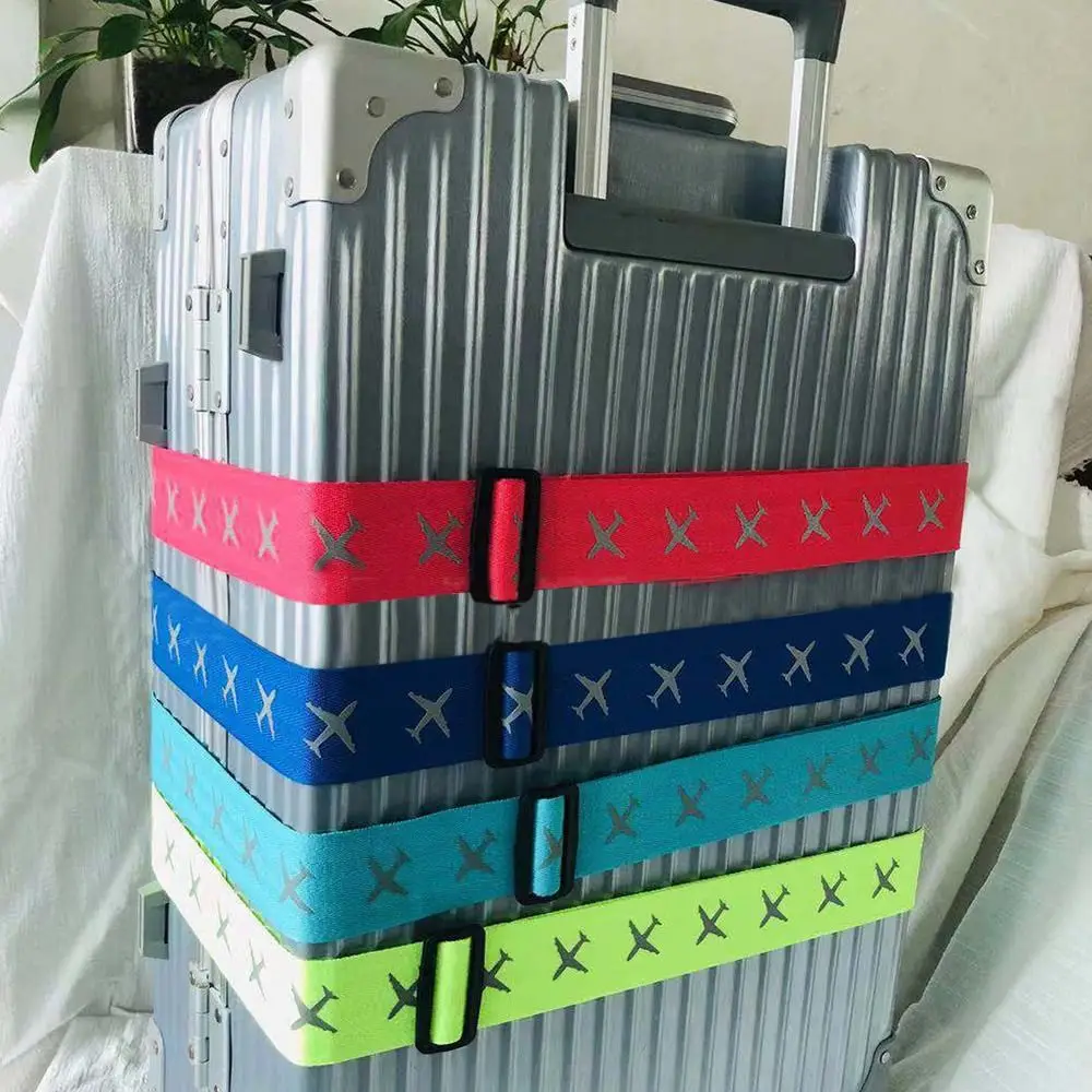 Luggage accessories Anti-theft Secure Lock Luggage Strap Password Lock Baggage  Belt Packing Belt