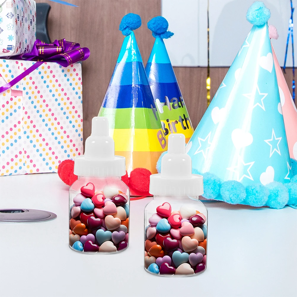 

10 Pcs Candy Box Baby Bottles for Shower Game Personality Pp Bulk Babies Boxes Party Favors Bottle-shaped