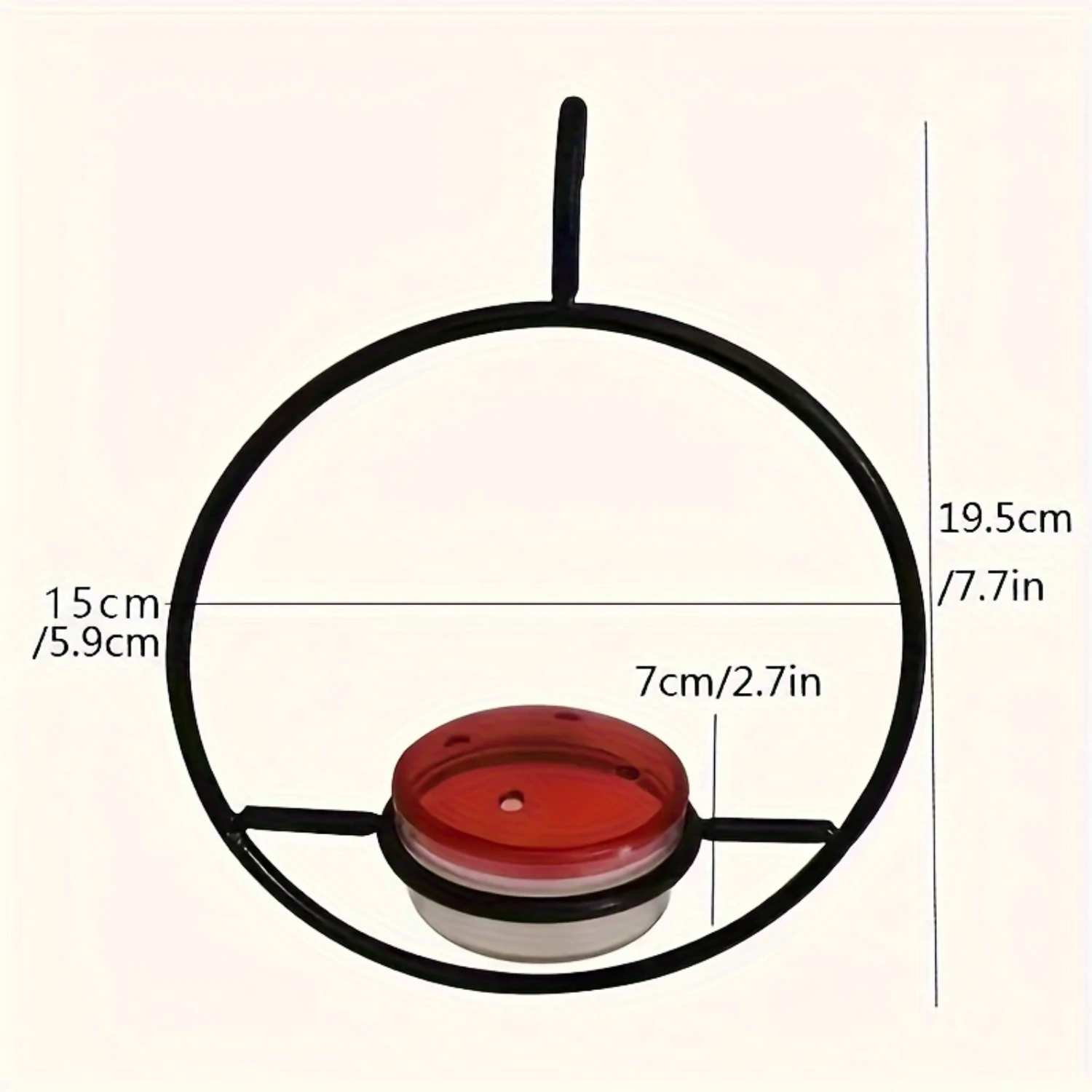 Easy-Hang Hummingbird Feeders for Outdoor Garden - Durable Metal, Attracts Birds to Patio Bird feeder outdoor Bird feeder