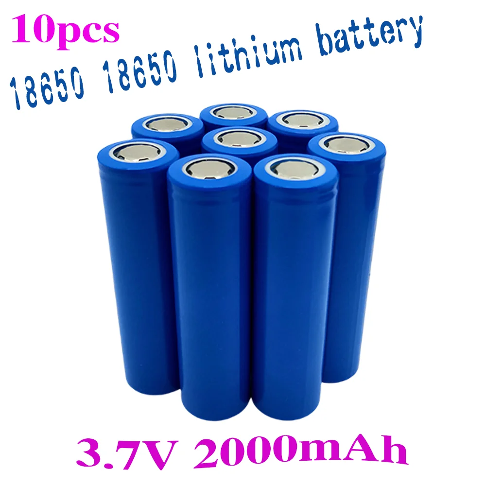 

Original 18650 3.7V 2000mAh Rechargeable Battery for All Kinds of Electronic Products