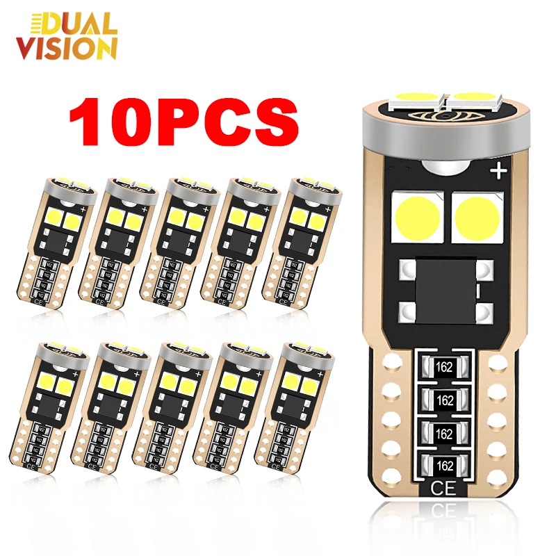 

2/6/10 шт. T10 W5W 6SMD 3030 супер яркий светодиодный Canbus без ошибок салона автомобиля купольные фонари для чтения автостоянка Wedg лампа