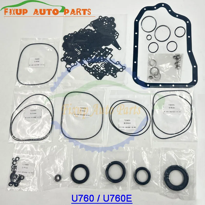 

U760E U760 Auto Transmission Repair Kit Oil Pan Gasket Brake Seals Valve Body Partition plate For Toyota Lexus CAMRY RAV4