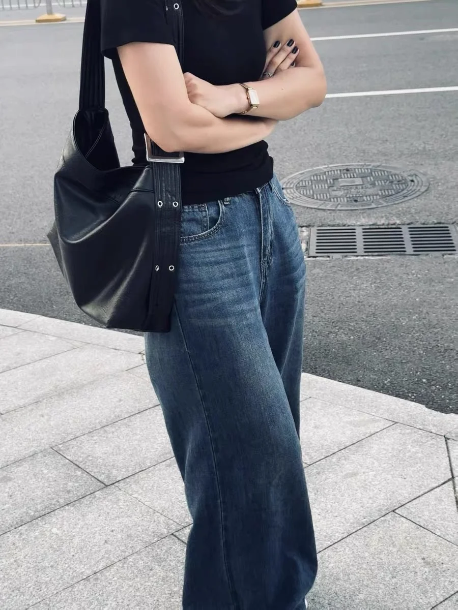 

Fall Winter mat Large Capaci Retro oulder Bag Faionable Commuter Crossbody Bag Modern Neutral Sle Artificial L...