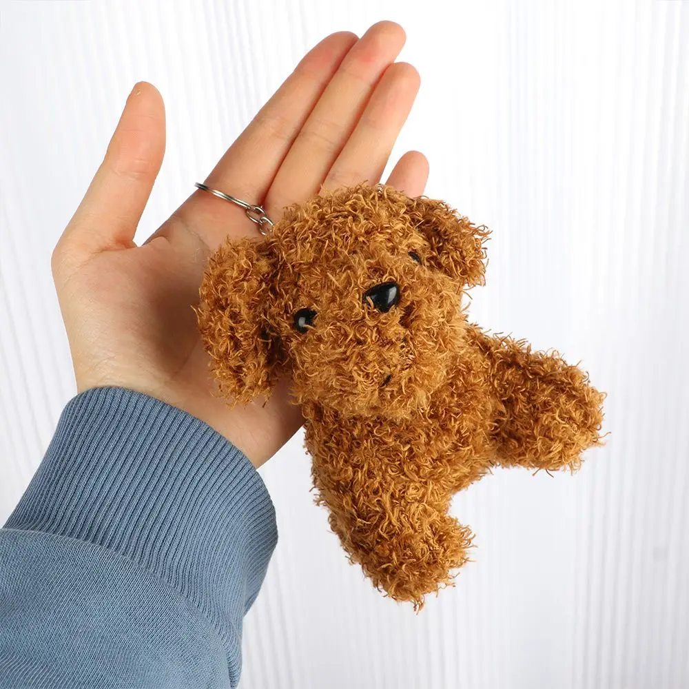 Suffed القلطي هدية عيد الميلاد قلادة عصابة DIY الملحقات محاكاة الكلب مفتاح سلسلة #5