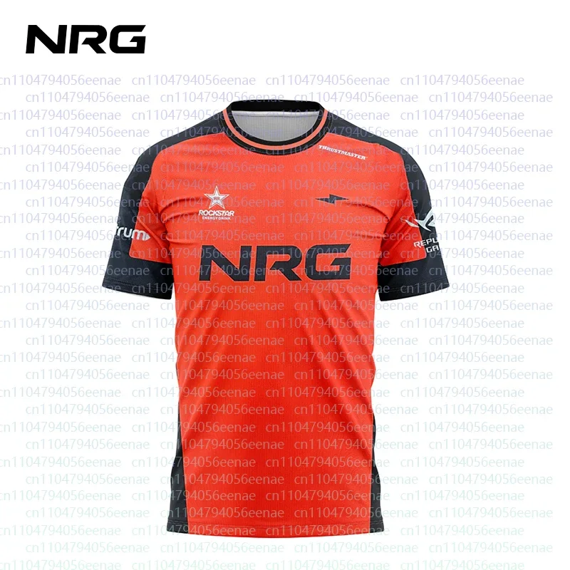 

2025 New NRG Esports Club Shirt T-shirt "Valorant" Men's Team Uniform T-shirt Game Style Fashion Sports Breathable Top