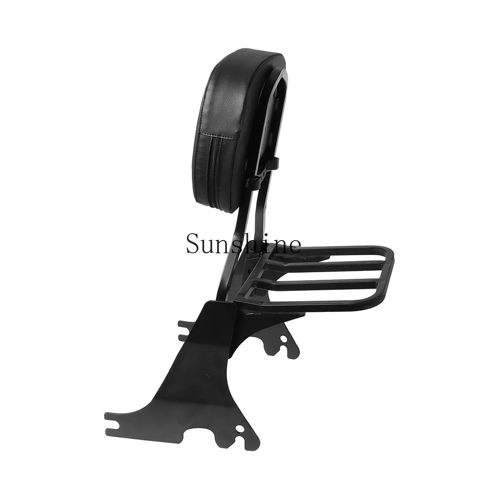 Motorcycle rear armrest back rack for Sportster xl883 04-21 black