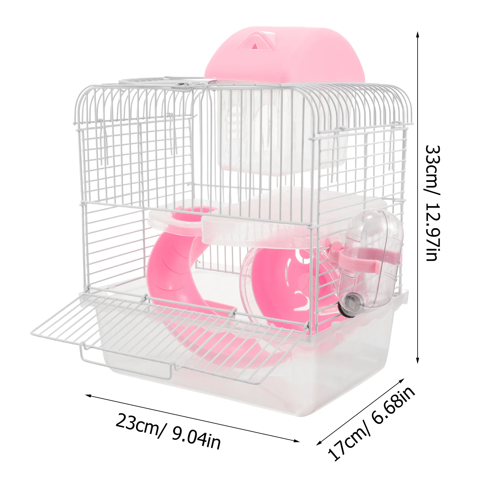 Hamster Castle Cage Pet Villa Guinea Pig Dwarf Toy Rat Chinchilla Large Double-layer Cages Mouse for Mice