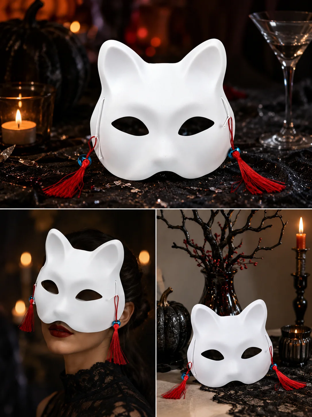 Kit de masque facial de chat v - Cosplay Prop Painting avis et prix