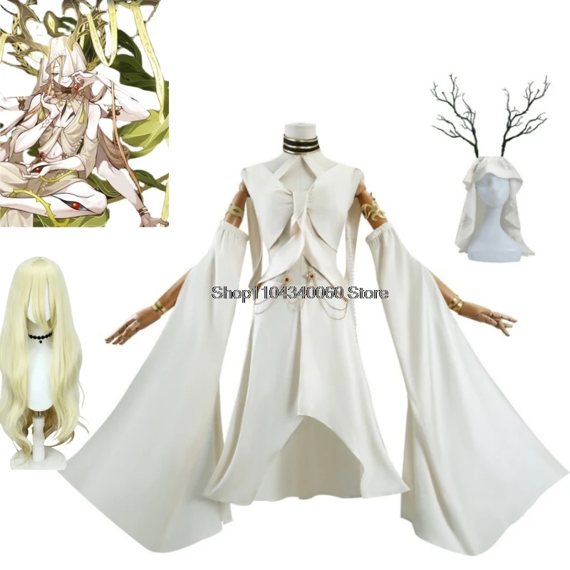 Abundance Cosplay Game Honkai Star Rail Costume Aeon Yaoshi Dress Uniform Wig Prop Halloween Party Role Play