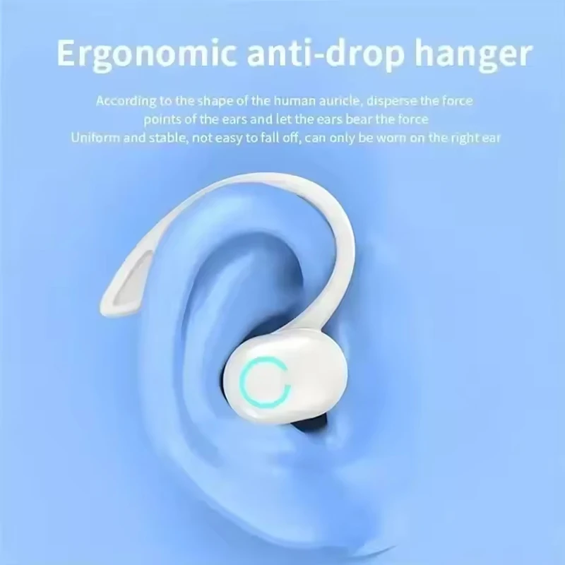 Wireless Headphones Bluetooth Earphone Ear-Hook Mini HIFI Bass Noise Cancelling Headset With Micropho Earbuds Sport Game Driving image 6