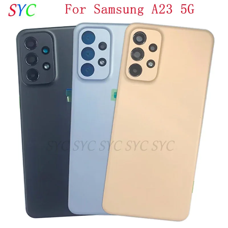 

Back Door Battery Cover Housing Case For Samsung A23 5G A236 Rear Cover with Logo Repair Parts