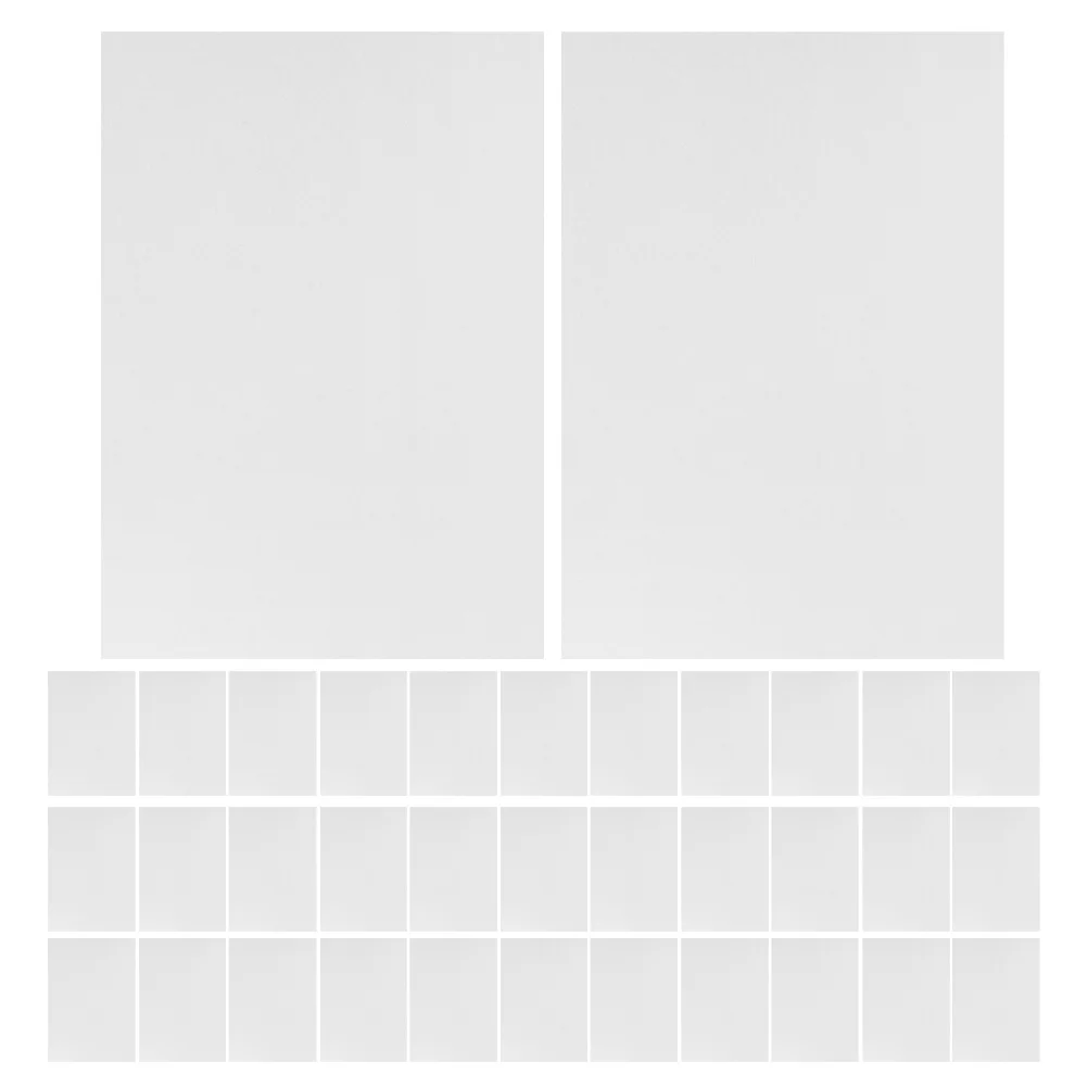 100 قطعة من الوسادة الورقية المائية مقاس A4 للرسم والرسم مع سطح محكم لورق فني لمزج الألوان الناعمة