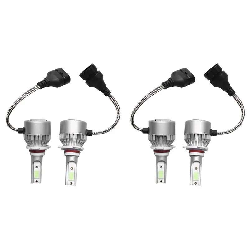 

Светодиодные лампы для фар Classy-C6, 4 шт., 8000K, светло-голубые светодиодные противотуманные фары, 72W 8000Lm, комплекты для переоборудования, автолампы 9005/Hb3