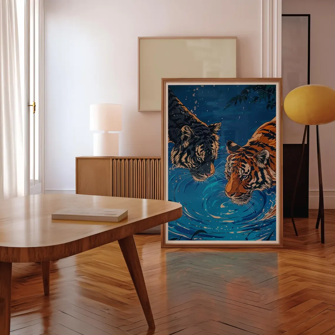 Pôster do Twilight Tiger | A - Home Decor Japanese avaliação e preço