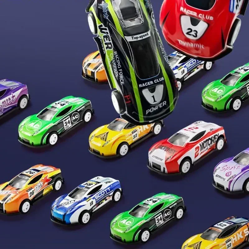 Grand camion pour enfants, transporteur de déformation, jouets de voiture, modèles éducatifs, piste pliante, véhicule de course, cadeau d'anniversaire pour garçons et filles