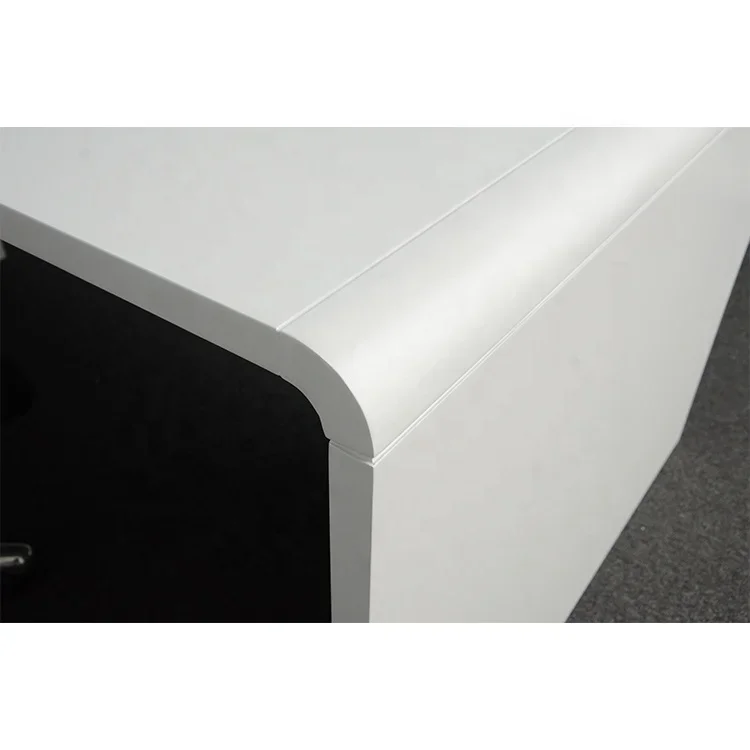 2026 Simple Design Solid Wood Writing Executive Office Desk for Manager boss Commercial Negotiation Table