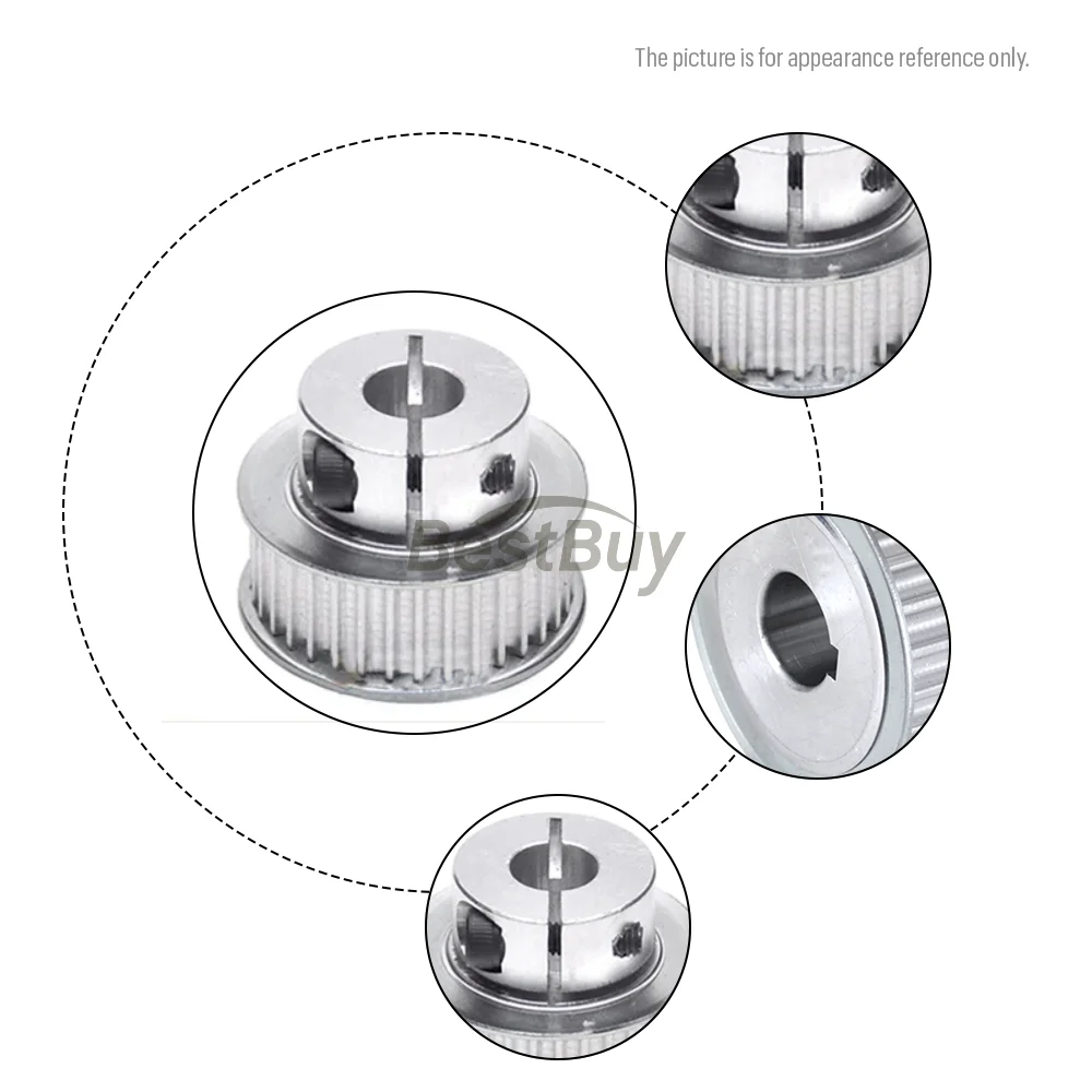 3M 20 T/22 T/24 T/25 T/26 T/28 T/30 Tanden K Vastklemmen Type Synchrone Wielen Boring 5-16mm voor Riem breedte 10/15mm 3D Printer Accessoires