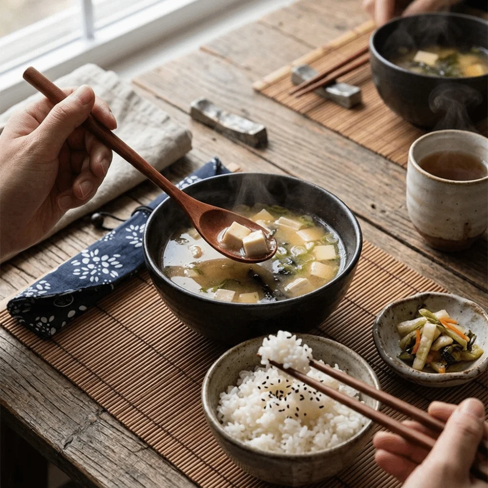 1Set Solid Wood Chopstick and Spoon Set Burr-free Polished with Bag Tableware Kit Portable Size Lightweight Spoon Chopstick Pack