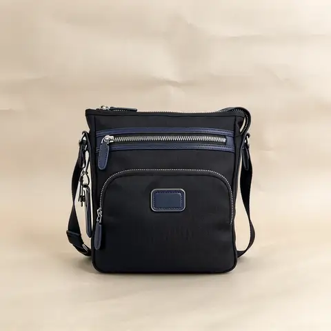 Wear-resistant Men's Ballistic Nylon Crossbody Messenger Bag, Luxury Sling Bag for Casual Travel