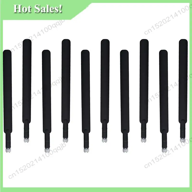 

-FDDT 10X SMA Antenna 4G LTE High Gain 9Dbi Wifi Antenna Dual Band(2.4Ghz&5.8Ghz) Omni-Directional Antenna 3G/4G/GSM