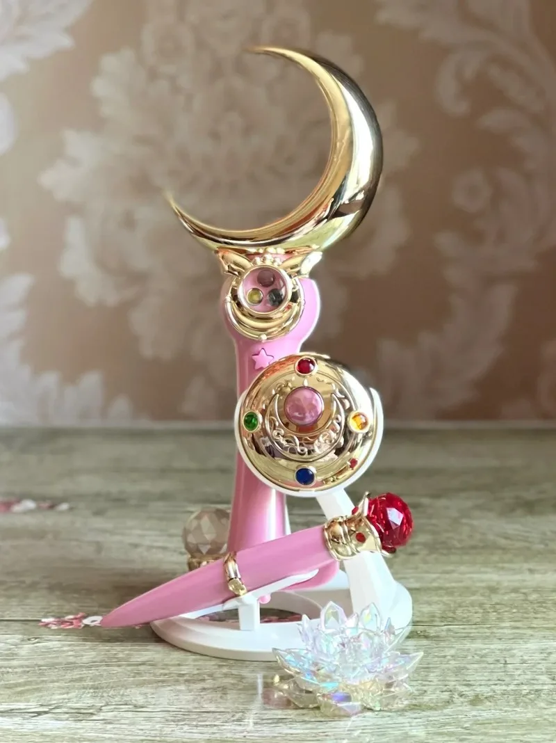 Auf Lager Bandai Original Sailor Moon Anime Figur Proplica Crystal Star Cosmic Heurt Compact Action Figur Spielzeug Geschenk