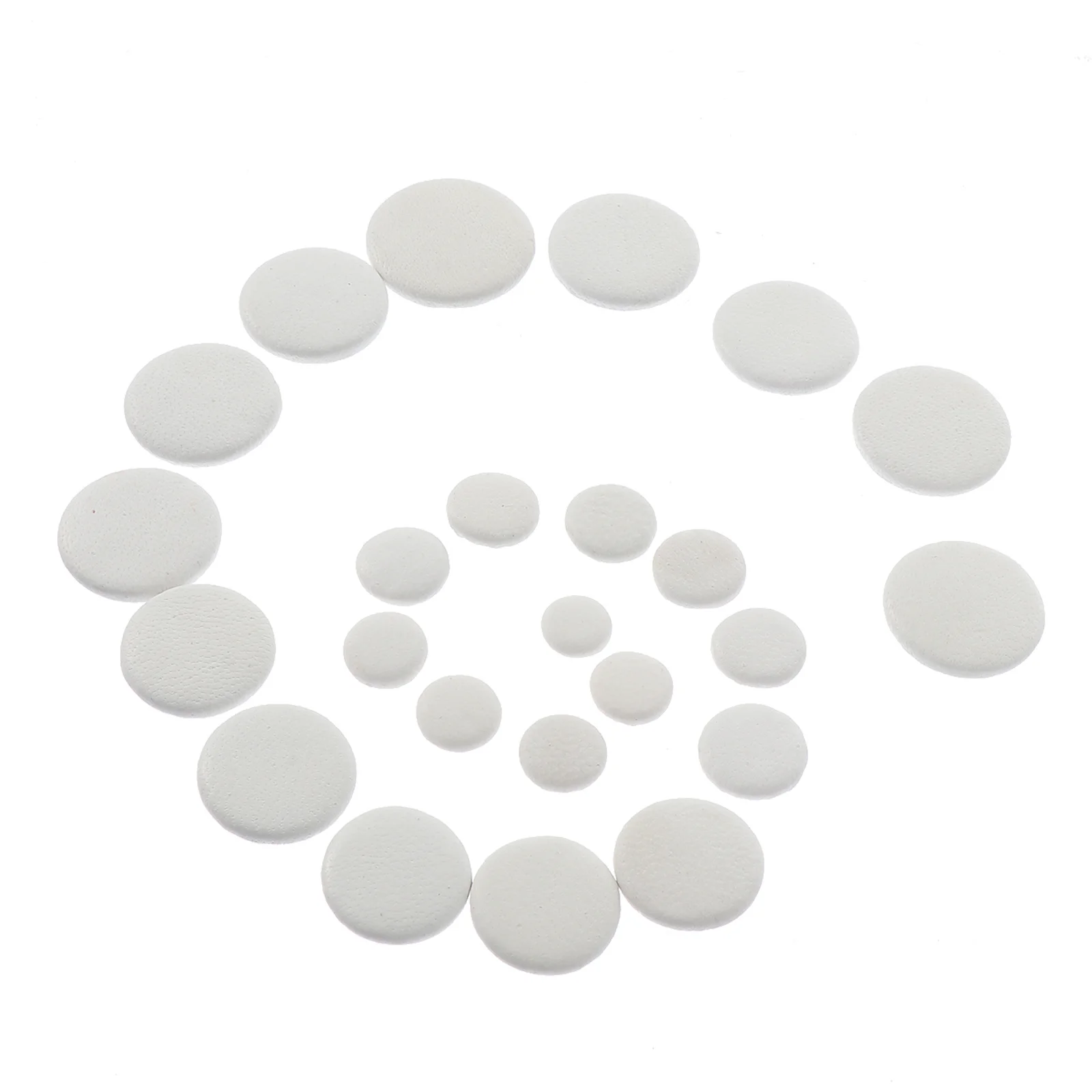 24Pcs Bassoon Pads Sound Blocking Cushions User Friendly Design Widely Loved by Musicians White Bassoon Pads Sound Hole Gaskets