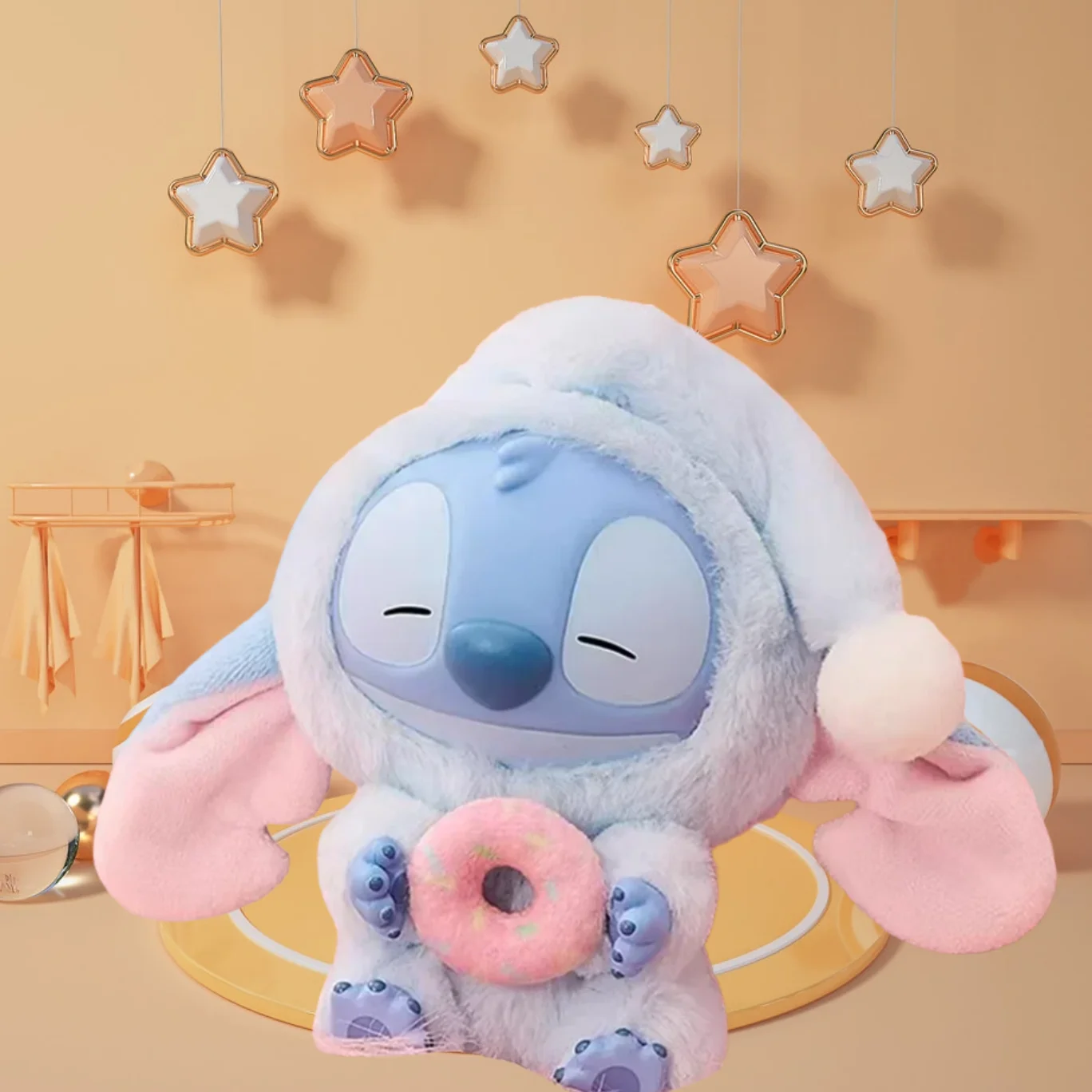 Disney Stitch "Late-Night Bites"-serie – pluche dierenfeest blinde doos speelgoed, schattige pluche poppen, decoratieve geschenken