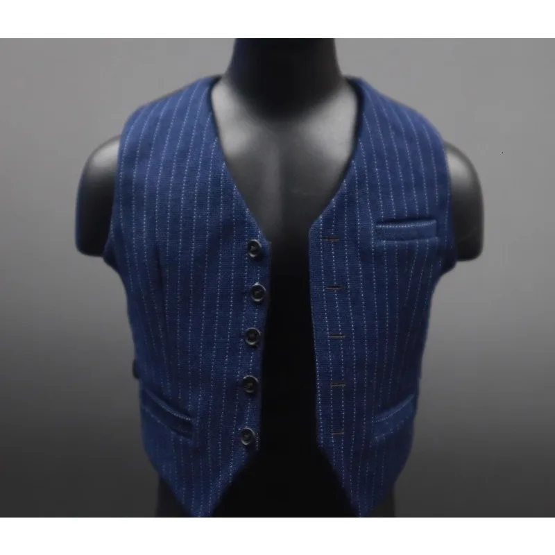 

1/6 Scale Sleeveless V-neck Suit Vest Casual Style Male Soldiers Clothes Model for 12" AT020 Toy Figures Body