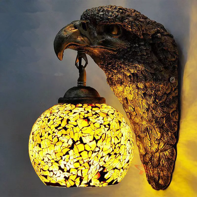 

TEMAR Contemporary Eagle Wall Lamp Personalized And Creative Living Room Bedroom Hallway Bar Decoration Light