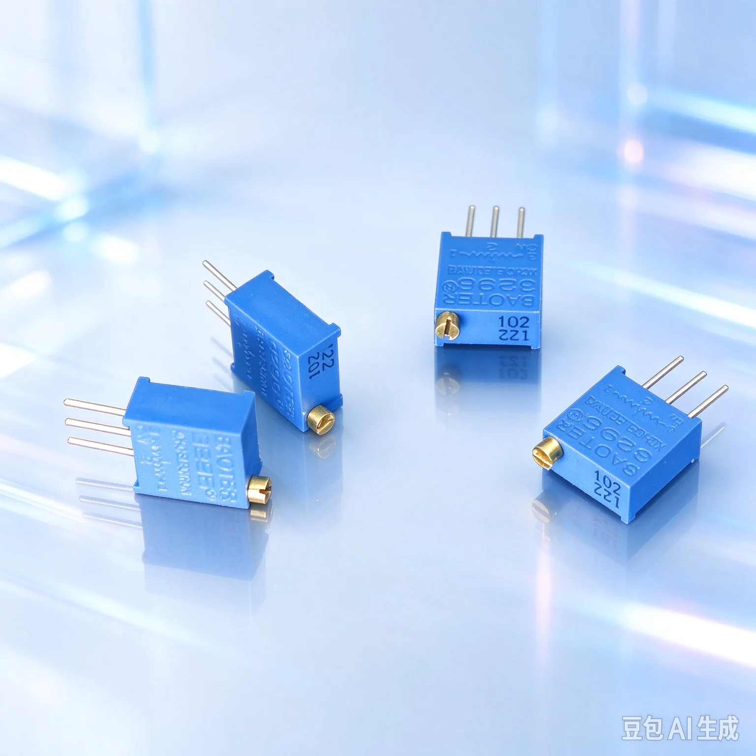 100pcs   Pick for Precision Variable Resistors, Multiple Values