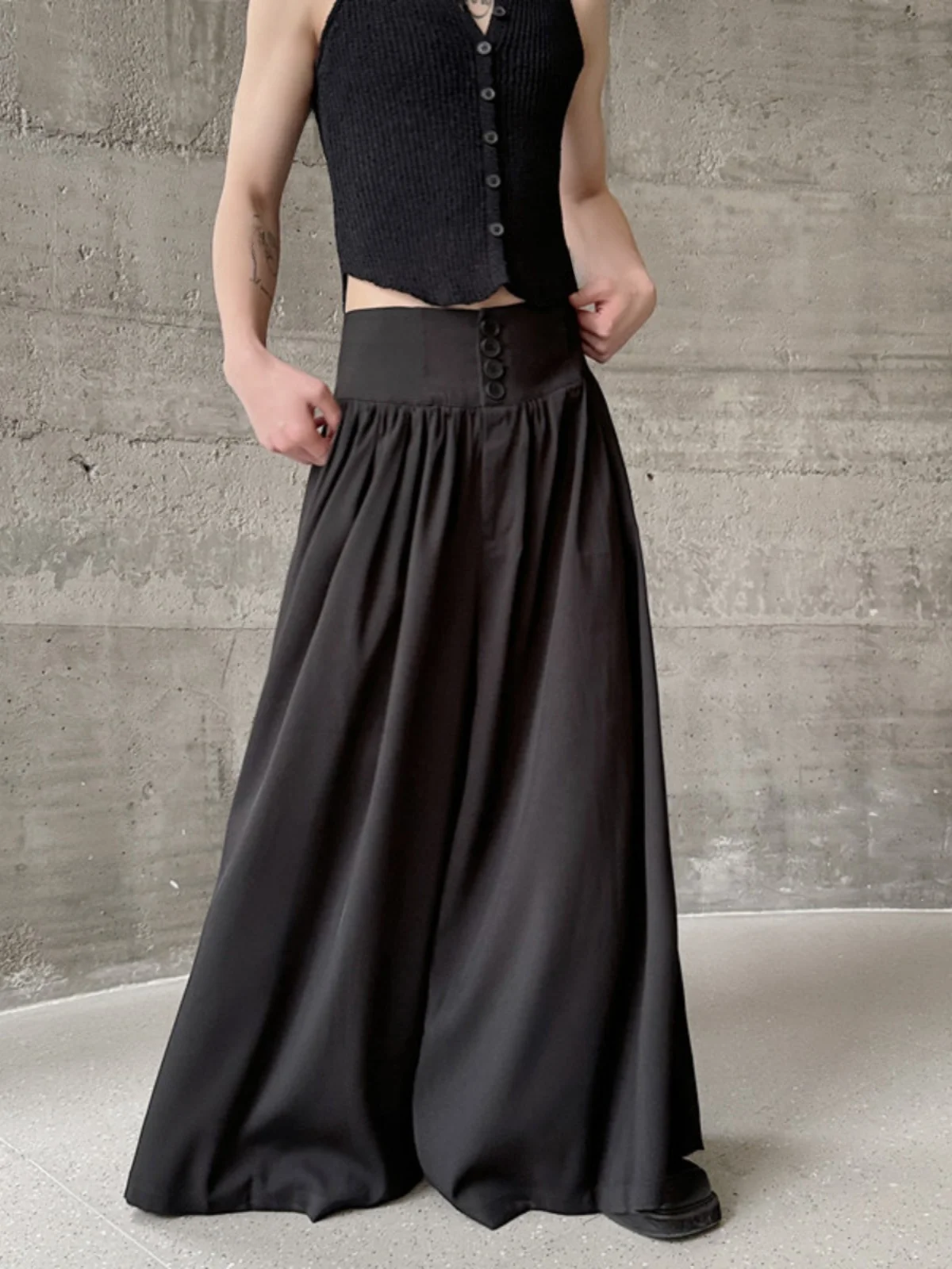 

Мужские и женские повседневные брюки с широкими штанинами, драпированные, молодежные, для весны и осени