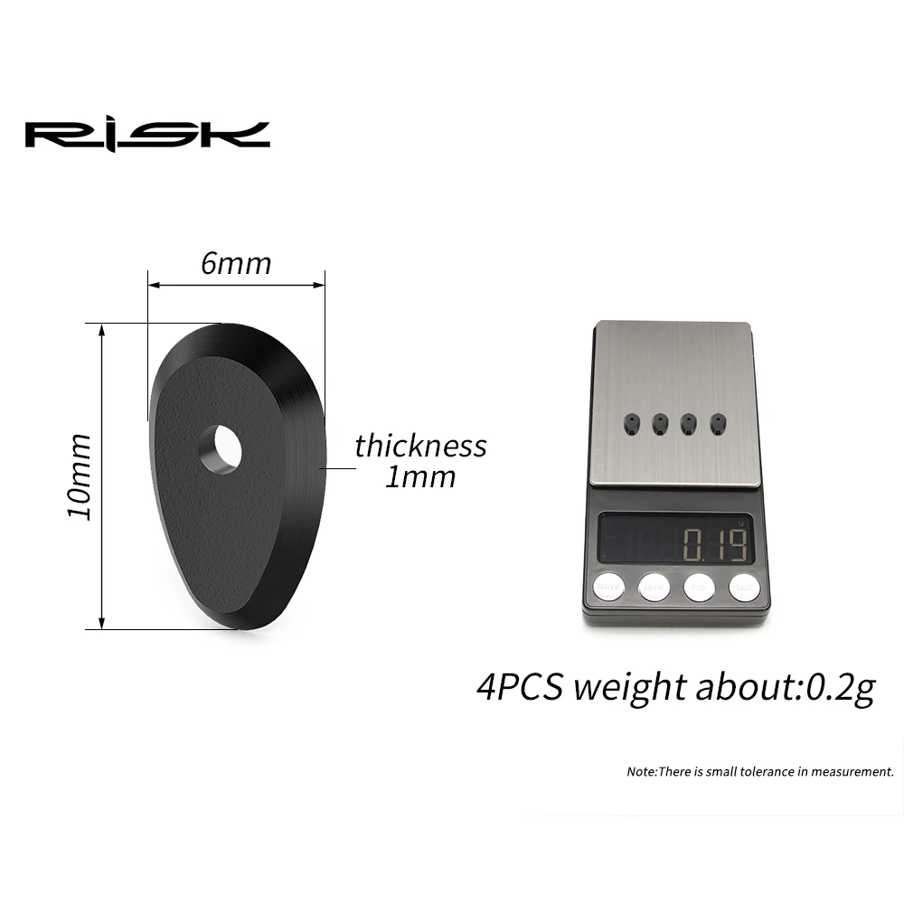 RISK Road Bicycle Electronic Shift Lever Custom Button Washer for UT8170 / DA9270 Bike Derailleur System, 3D Printed Polymers image 6