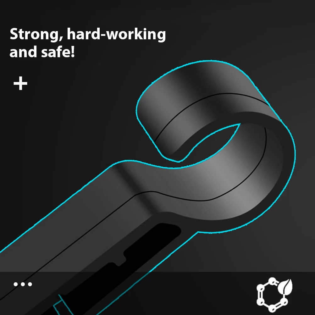 

8 Pcs Clips Durable Plastic Easy Installation Light Accessories Hard Hat Night Work Light Clip Safety