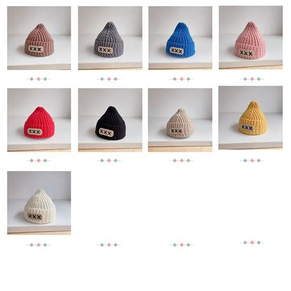 Knitted Hat Warm Knitted Beanies Cute Hip Hop Winter Autumn Hats Cartoon Thickened Newborn Cap Outdoor