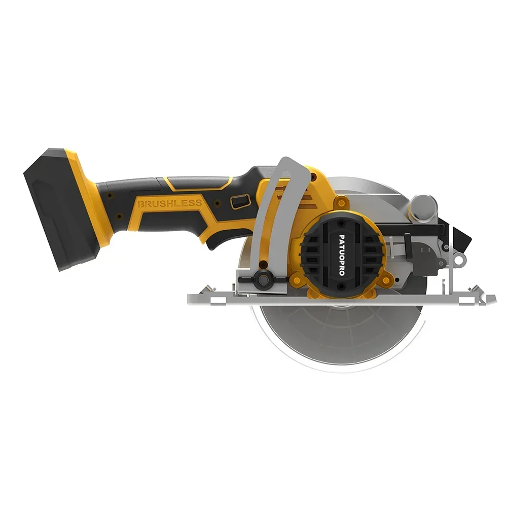 20V Brushless Circular Saw 125mm 5inch Cordless Electric Saw with Saw Blade fit Makita 18v Battery(No Battery)