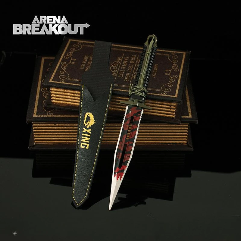 23 centimetri Arena Breakout Weapos Spada Vittoria Saber Gioco Periferico Modello In Metallo Collezione Ornamenti Artigianato Ragazzo Regalo Di Compleanno Giocattoli