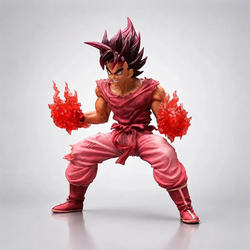 In Stock Son Goku Kaioken Dragon Ball Anime Action Figure Pvc Collectible Statue Model Birthday Gift For Anime Collectors - view 4