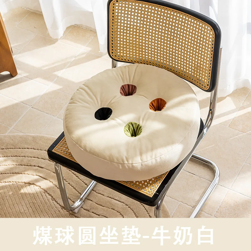 Rond zitkussen, verdikt, voor woonkamer en huishoudelijke vloeren, tatami-matten, creatief zitkussen, antislipkussen