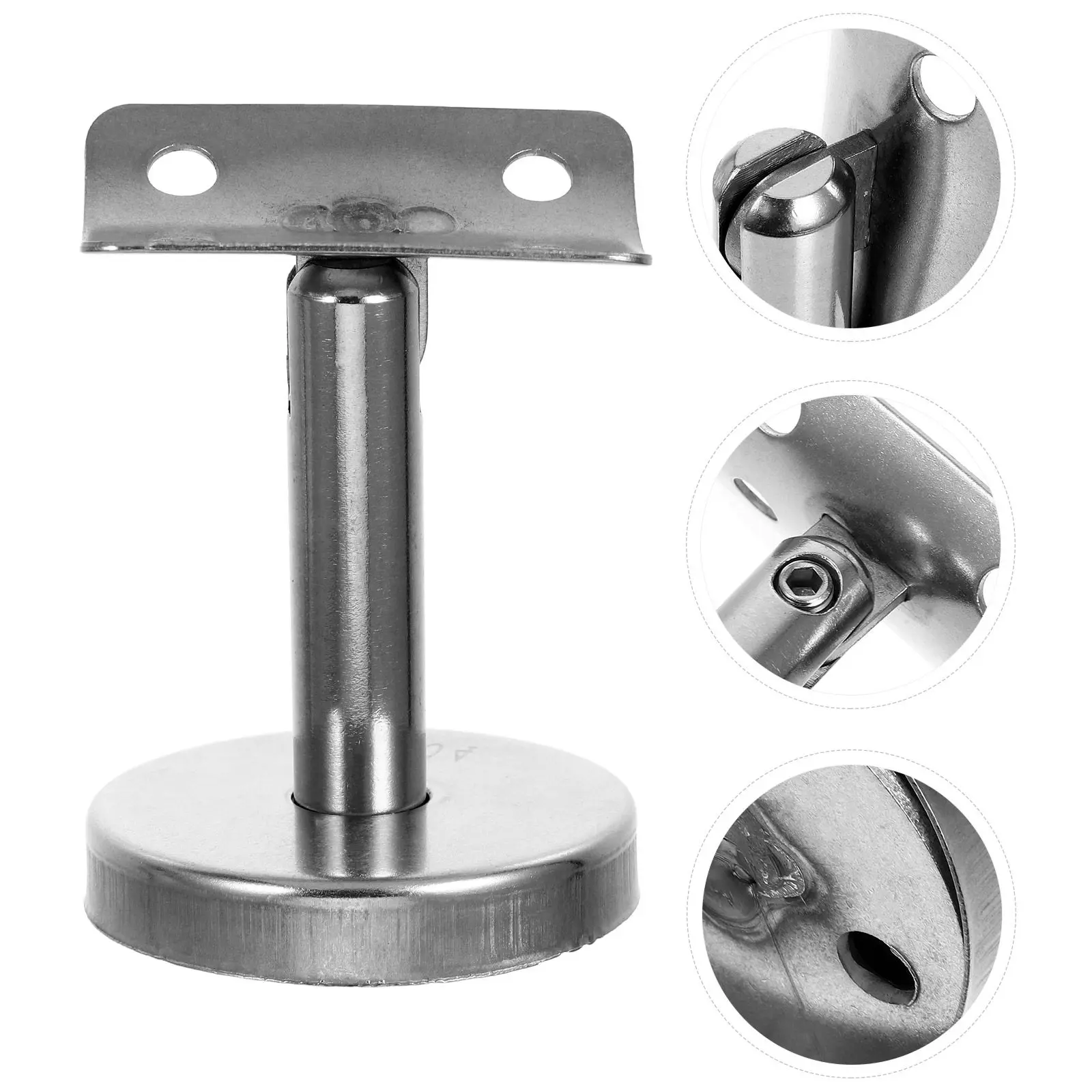 

Stainless Steel Handrail Wall Mounted Bracket Straight Support for Indoor Outdoor Staircase Handrail Holder Mounting Bracket
