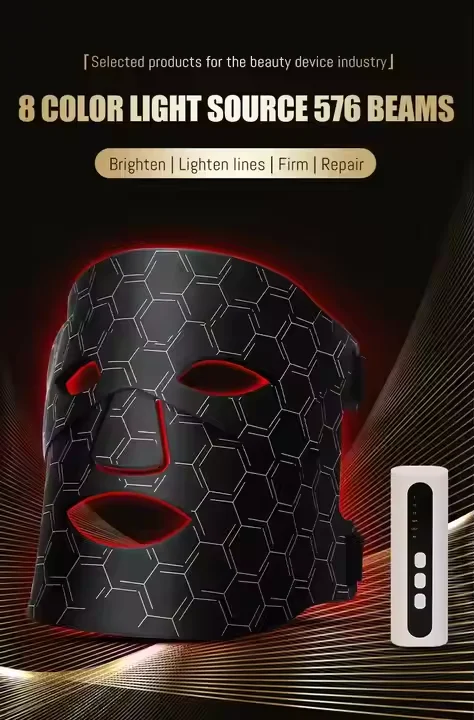 Handheld silicone LED face mask (listing 6425), view 3