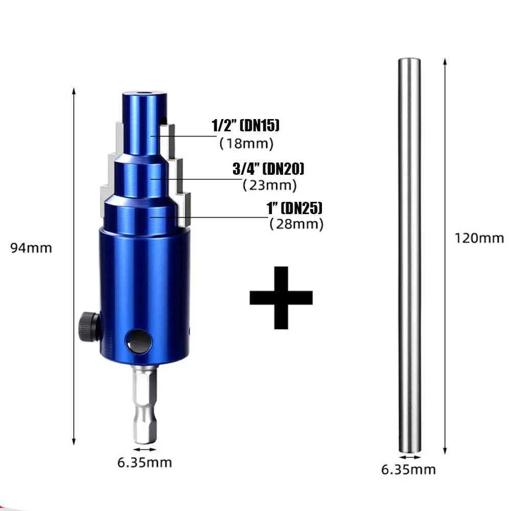 

Broken Pipe Thread ExtractorEffectively Removes Broken 1/2", 3/4" and 1" Pipes Plus Standard Angle Valves Thread Removal Tool