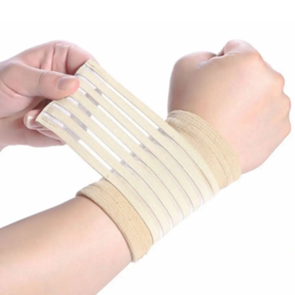 

Adjustable Gym Sports Wristband Compression Soft Adjustable Wristband Difficult To Pilling Safety Fitness Strength Band